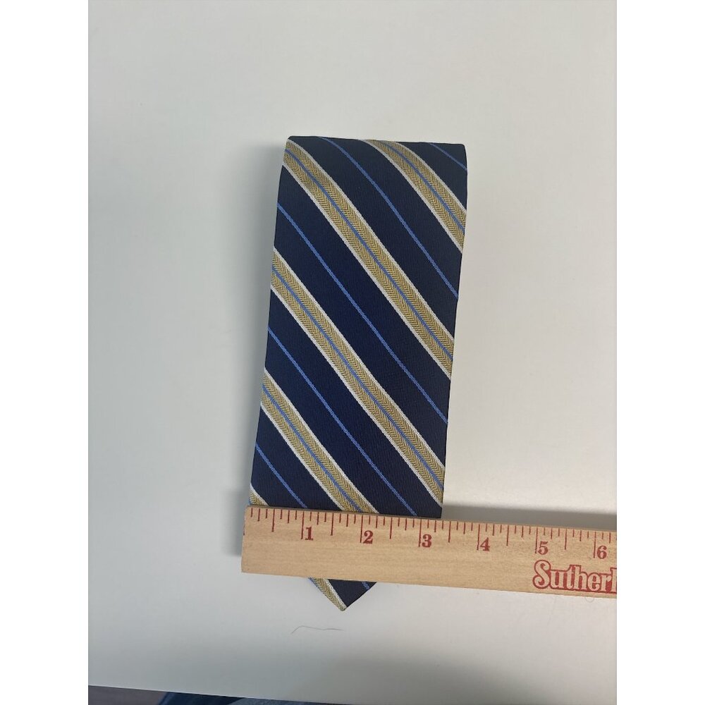Lot of 2 Brooks Brothers Men’s Ties – Striped & Geometric Pattern, Made in USA, - Picture 4 of 5